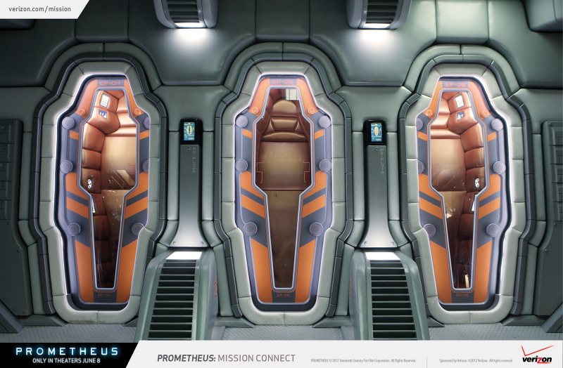 Illustration for article titled Massive collection of Prometheus stills take you inside Ridley Scott's new spaceship